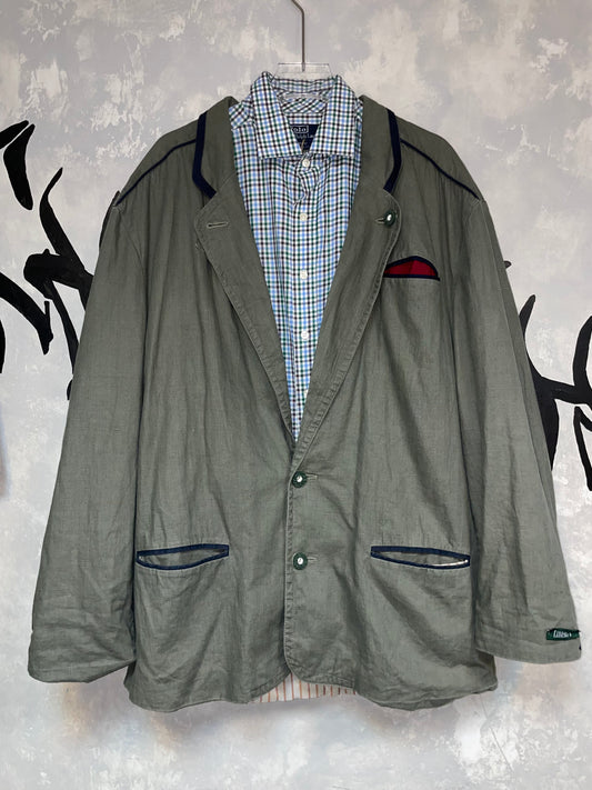 Vintage Linen Blazer