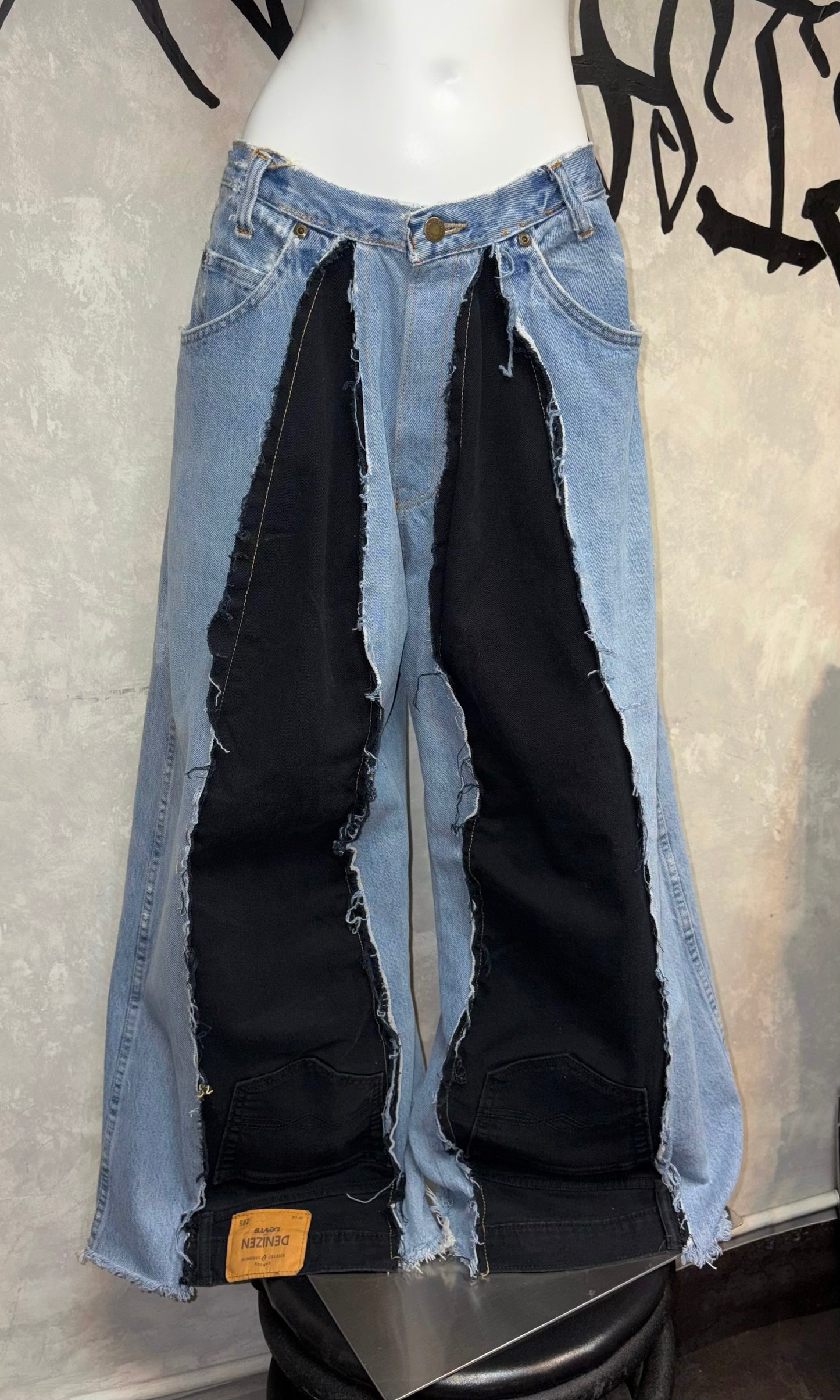 復古牛仔褲（混合三角款）30吋 #REJTRIM12