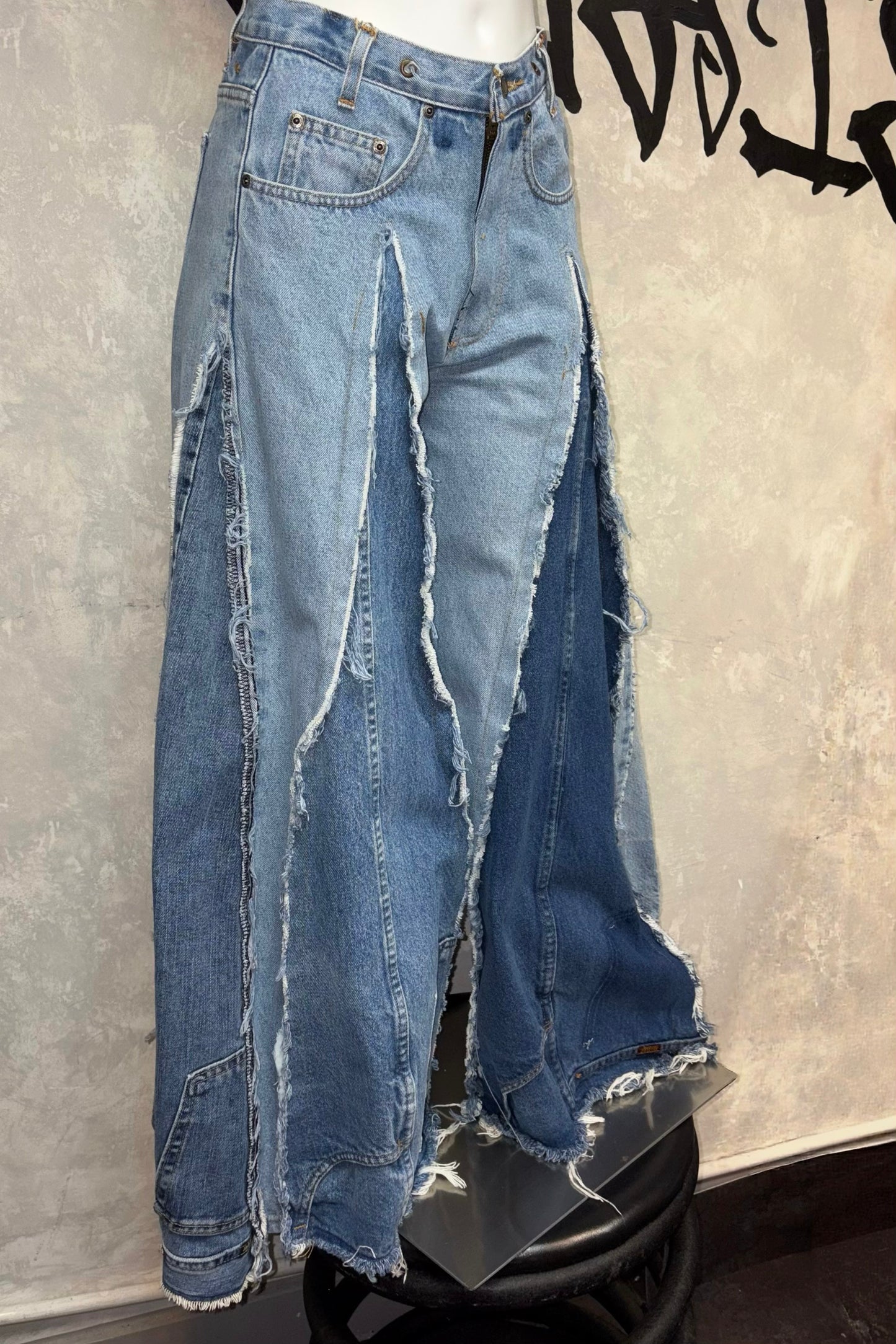 復古牛仔褲（三角款）29吋 #REJTRI051