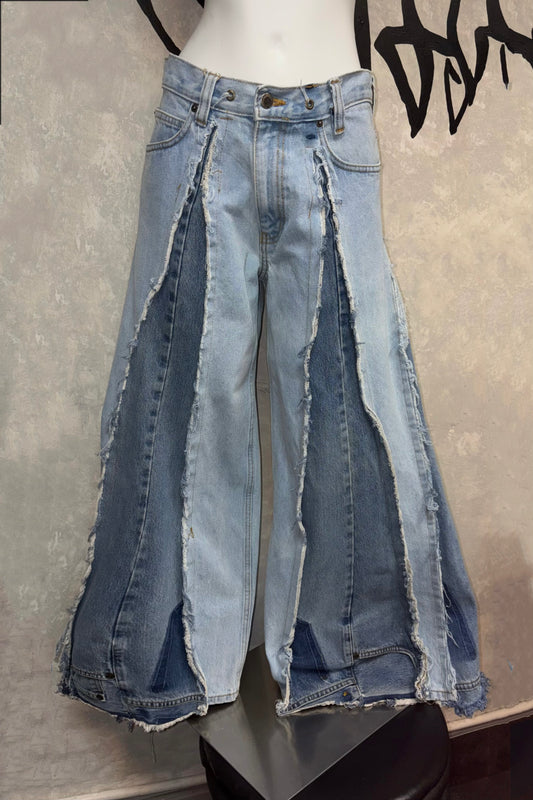 復古牛仔褲（三角款）31吋 #REJTRI052