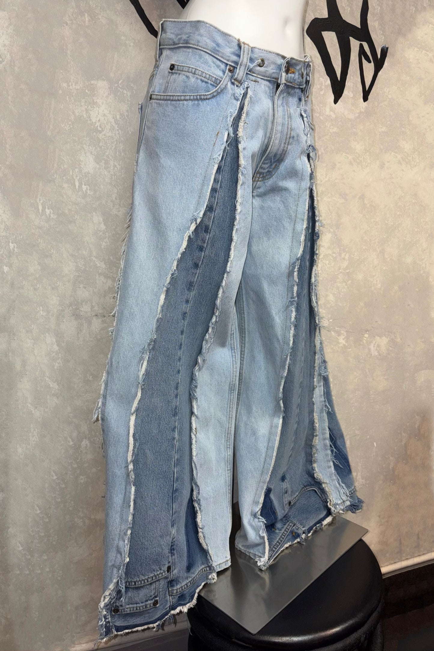 復古牛仔褲（三角款）31吋 #REJTRI052