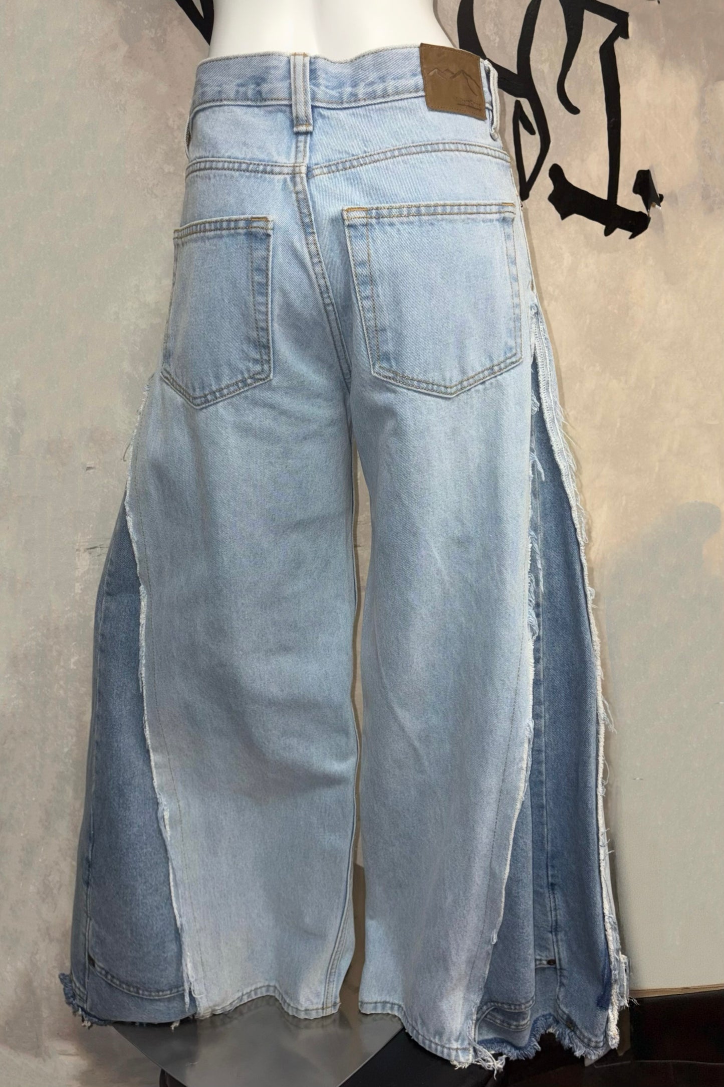 復古牛仔褲（三角款）31吋 #REJTRI052