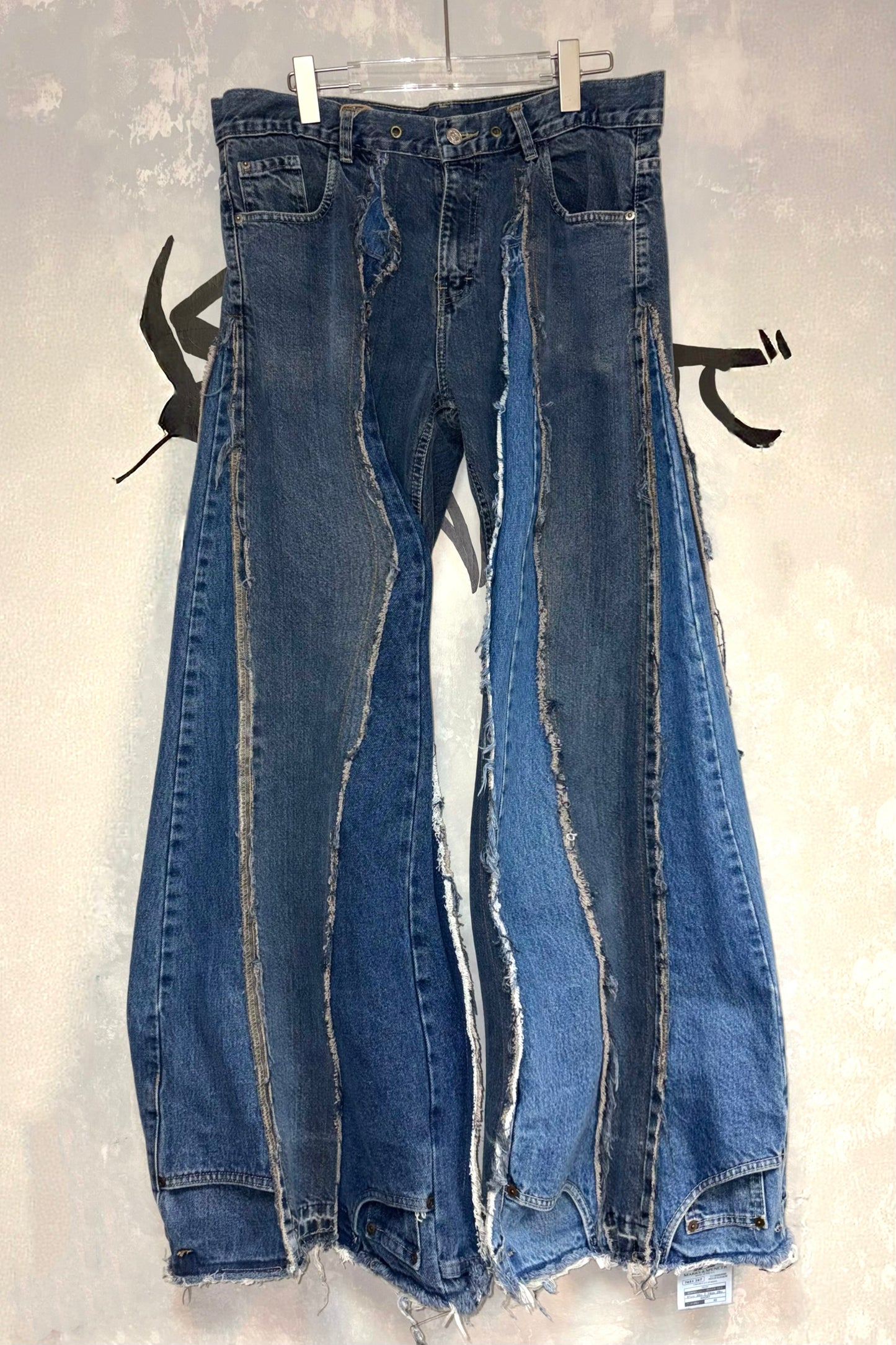 復古牛仔褲（三角款）36吋 #REJTRI056