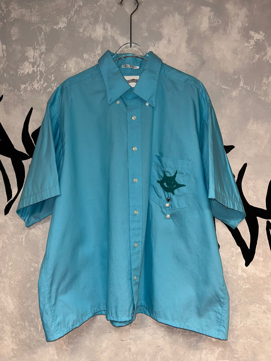 Remake Boxy Shirt（Eyes and Tear）